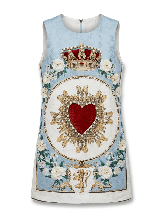 Fleur de Camélia - Fleur de Camélia Regina Jacquard Mini Dress - Buy Online