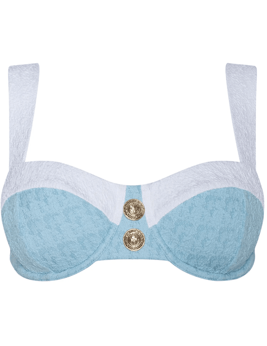 L’AGENCE Alexandria Balconette Bikini Top with removable straps