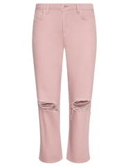 L’Agence Blaine low rise stovepipe jeans in misty rose