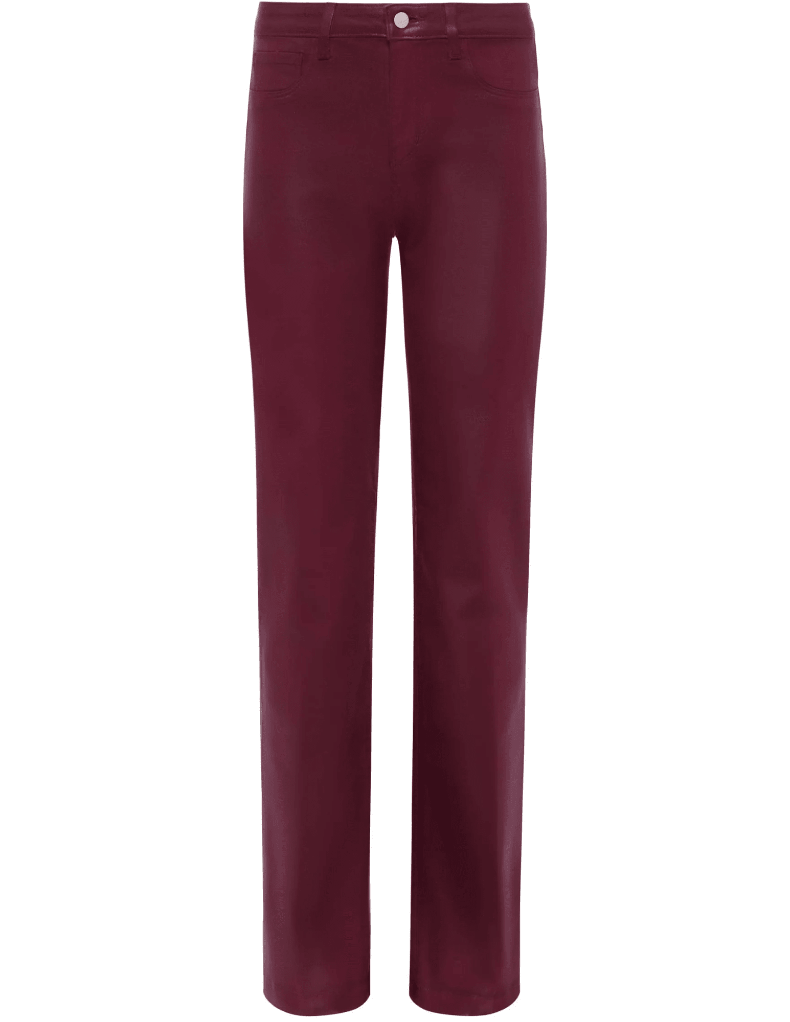 L’AGENCE Clayton High Rise Wide Leg Coated Jeans showing wide leg silhouette