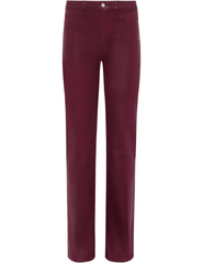 L’AGENCE Clayton High Rise Wide Leg Coated Jeans showing wide leg silhouette