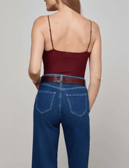 L'Agence - L'AGENCE Gelina Ruched Scoop-Neck Bodysuit - Buy Online