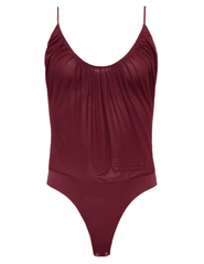 L'Agence - L'AGENCE Gelina Ruched Scoop-Neck Bodysuit - Buy Online