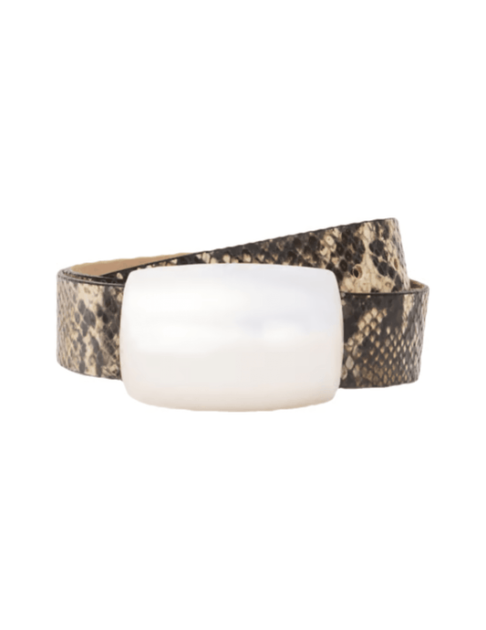 L'Agence - L'AGENCE Milou Domed Buckle Belt - Buy Online