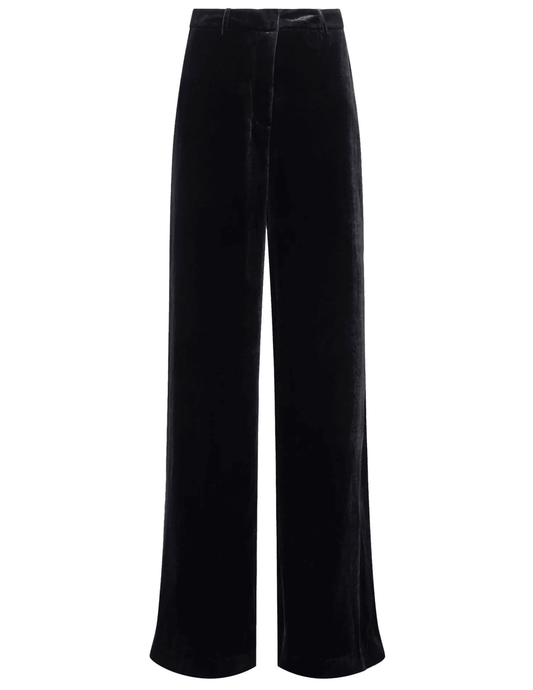 L'Agence - L'Agence Pilar Velvet Wide Leg Pant - Buy Online