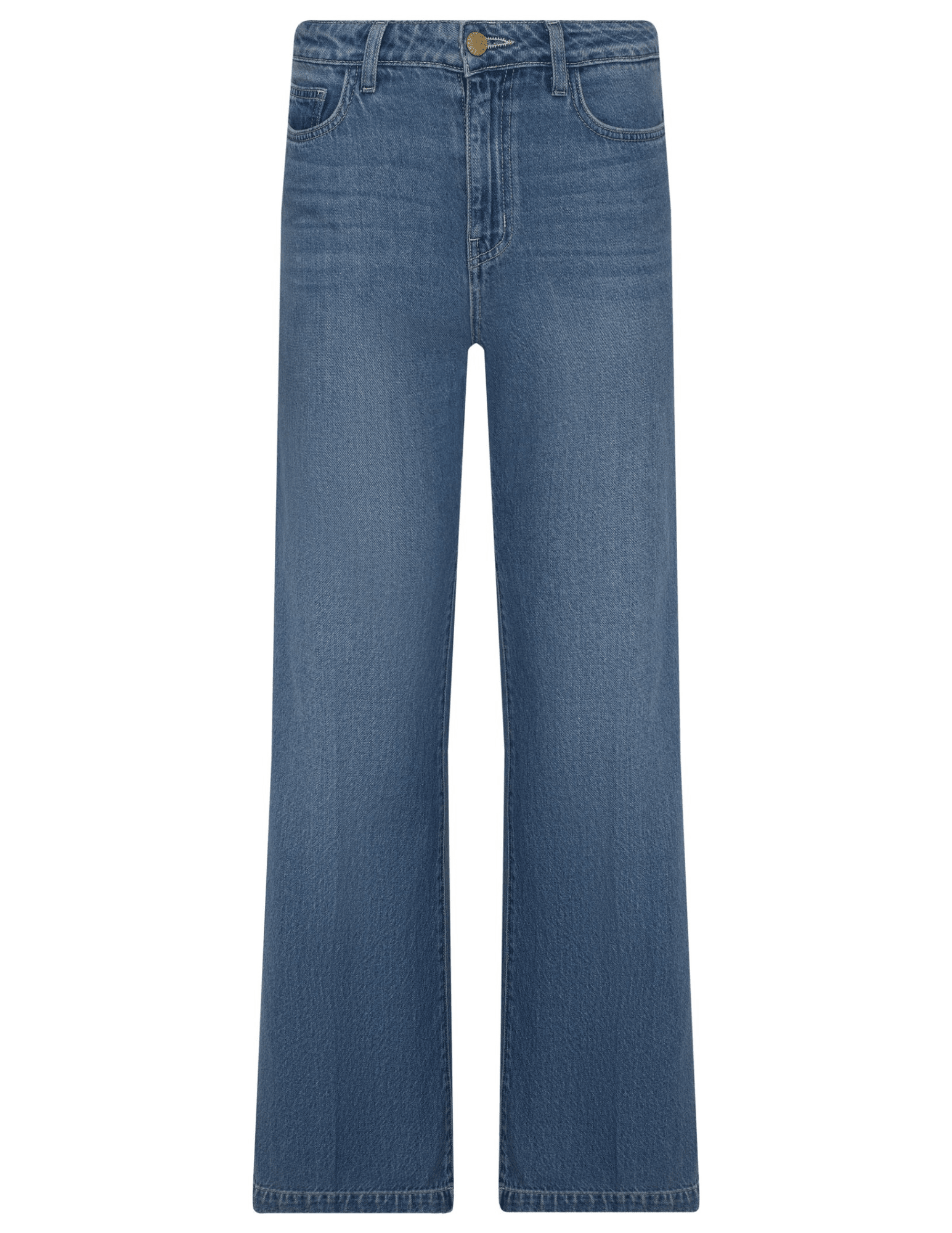 L’AGENCE Scottie High Rise Wide Leg Jeans in Fargo