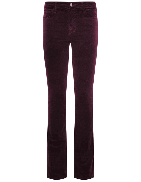 L'AGENCE Stevie Velvet Jean in Deep Sangria