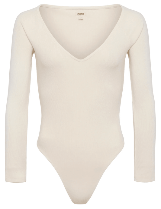 L'Agence - L'Agence Winona V-Neck Bodysuit - Buy Online