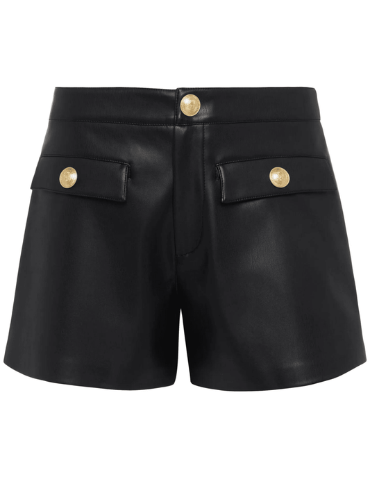 L'Agence - L'Agence Dionne Vegan Leather Short - Buy Online