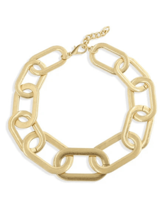 Fleur de Camélia - Fleur de Camélia Chunky Chain Link Necklace - Buy Online