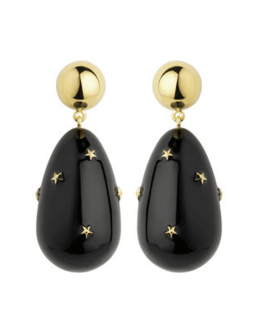 Fleur de Camélia - Fleur de Camélia Star Pendant Drop Earrings - Buy Online