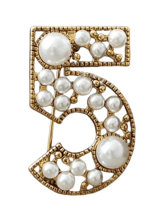 Fleur de Camélia - Fleur de Camélia Pearl Embellished Brooch - Buy Online