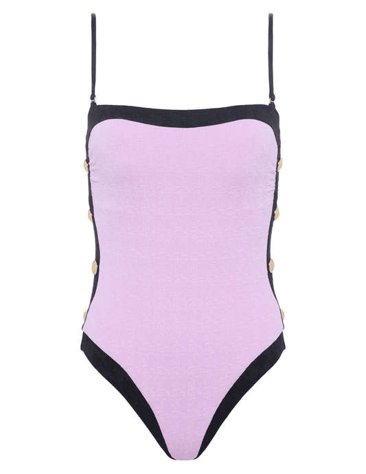 L'Agence - L'Agence Tory Square Neck One Piece Swimsuit - Buy Online