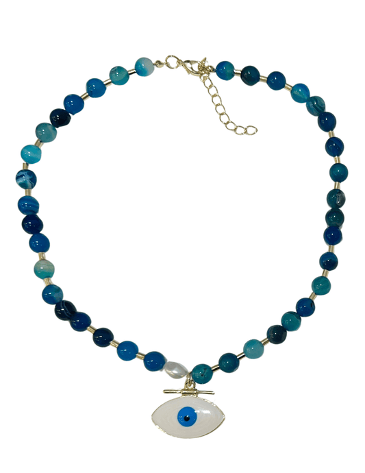 Austin Blaze - Austin Blaze Beaded Evil Eye Necklace - Buy Online