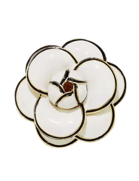 Fleur de Camélia - Fleur de Camélia Metal Camellia Brooch - Buy Online