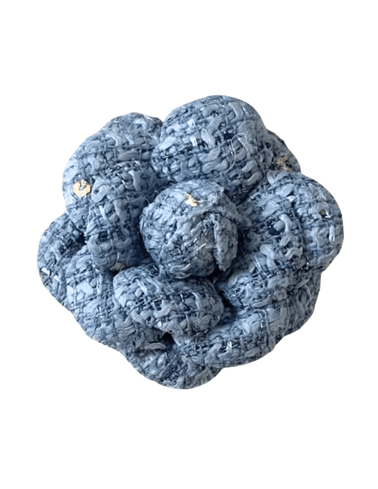 Fleur de Camélia - Fleur de Camélia Tweed Camellia Brooch - Buy Online