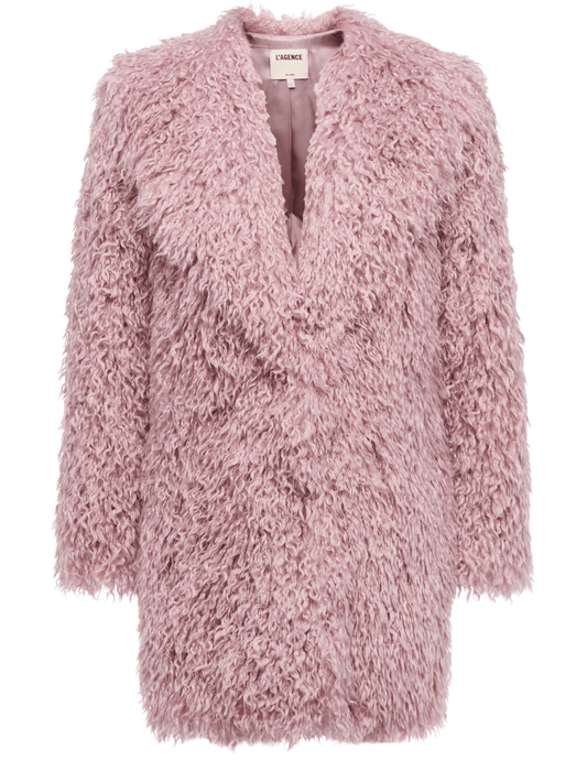 L'Agence - L'AGENCE Toira Faux Fur Coat - Buy Online