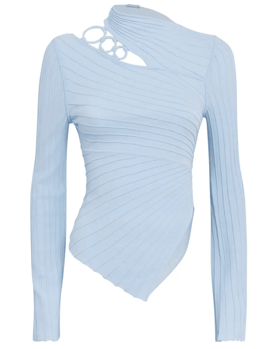 Cult Gaia - Cult Gaia Tayla Knit Long Sleeve Top - Buy Online