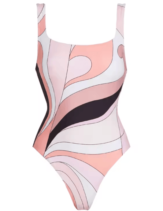 St. Barths La Robe Carmella Square Neck One Piece Swimsuit