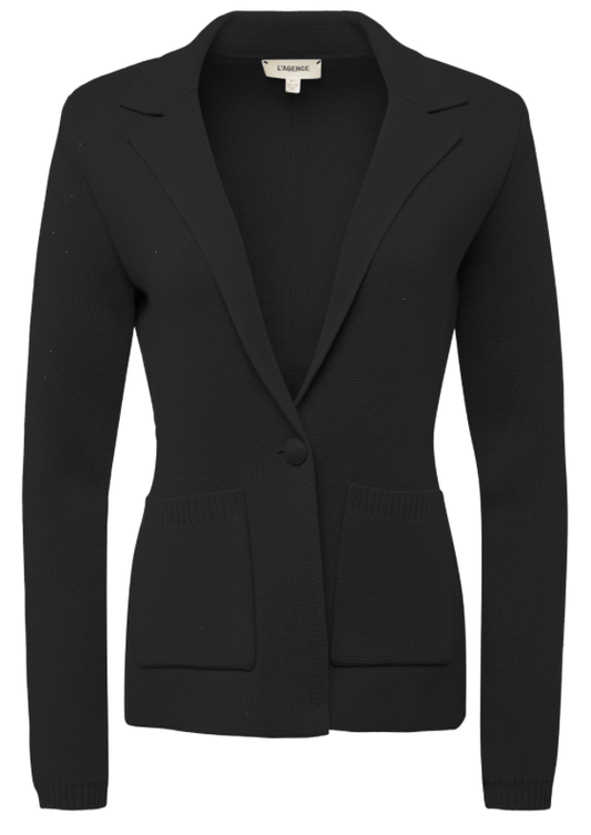 L'Agence - L'Agence Lacey Knit Blazer - Buy Online