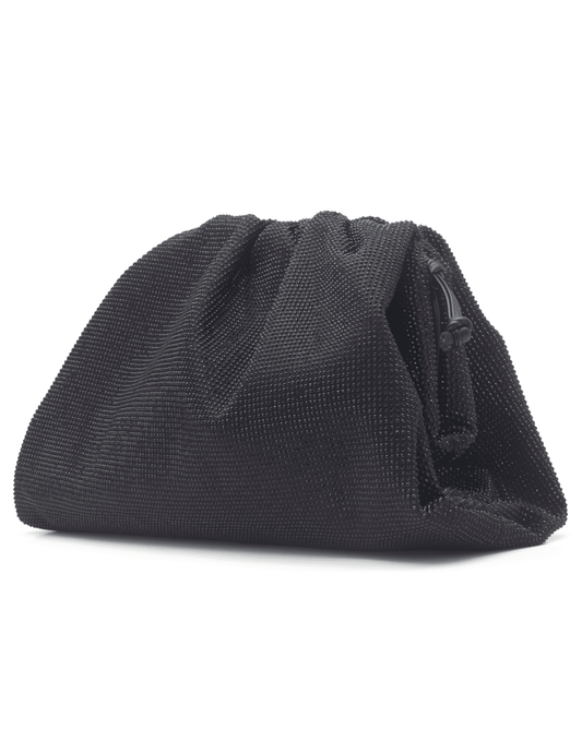 JUDIT - JUDIT Large Crystal Pouch Clutch - Buy Online