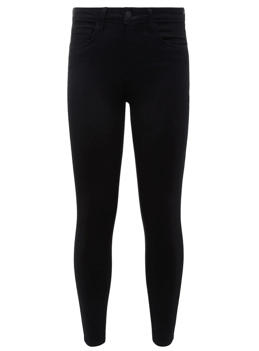L'Agence Margot High Rise Skinny Jean In Noir