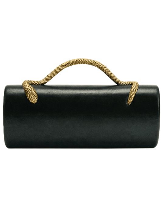 Austin Blaze - PRE-ORDER-Austin Blaze Irisa Serpant Leather Clutch in Black - Buy Online