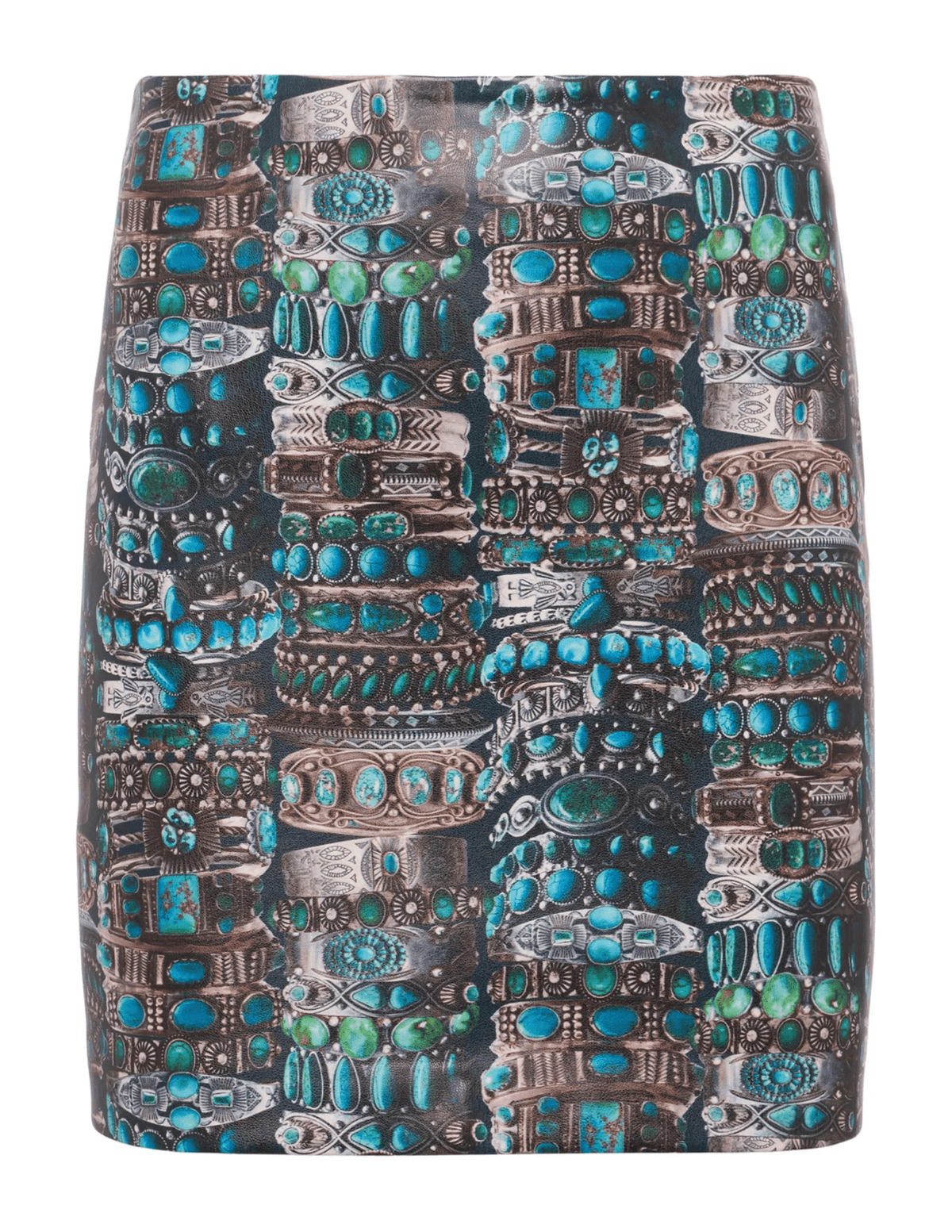 L'AGENCE Livia Vegan Leather Mini Skirt