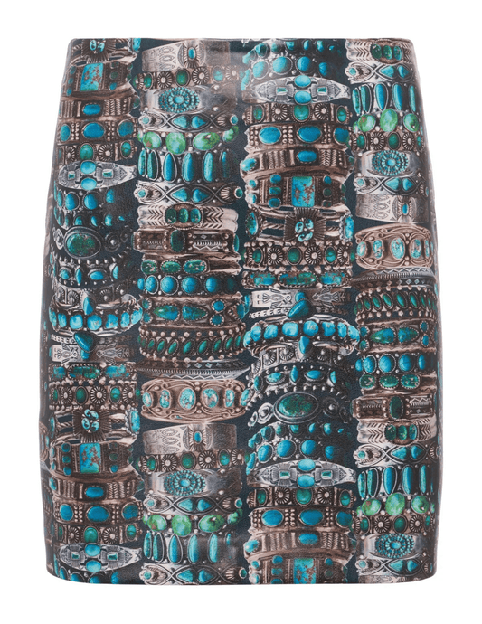 L'AGENCE Livia Vegan Leather Mini Skirt