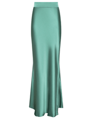 L'Agence - L'AGENCE Ryker Silk Maxi Skirt in Malachite Green - Buy Online