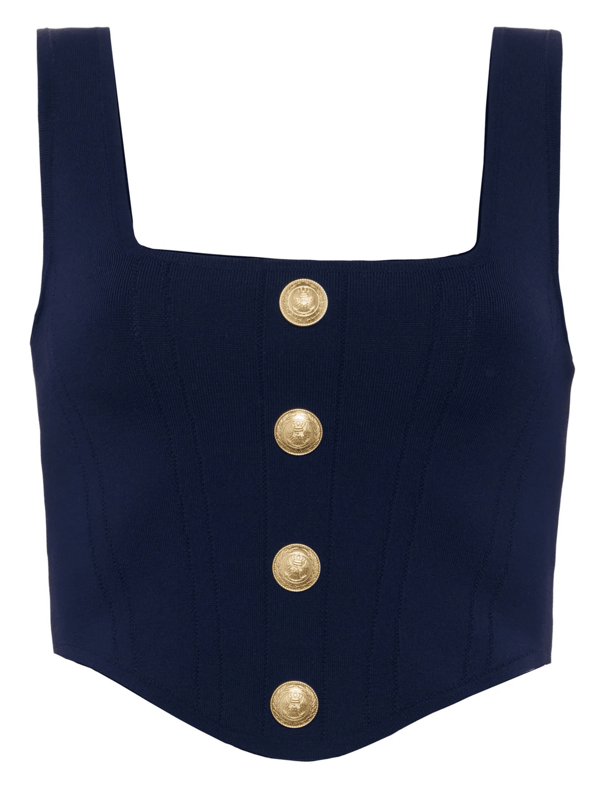 L'Agence Saga Square Neck Bustier Top