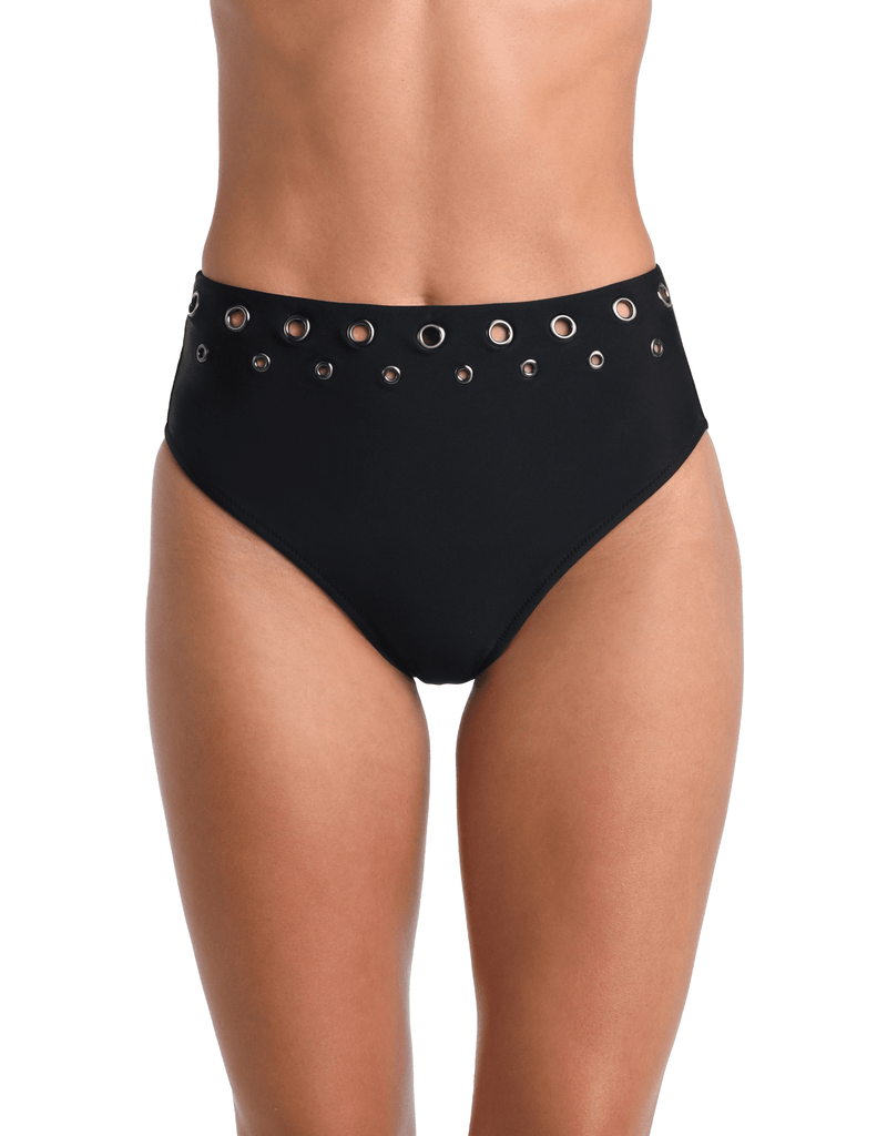 L'Agence Vanessa Grommet High Waist Bikini Bottom