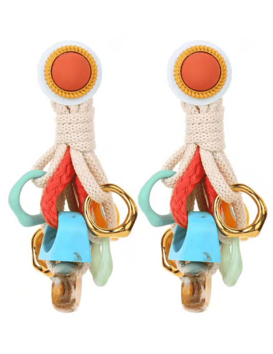 St. Barths La Robe Statement Rope Tassel Earring