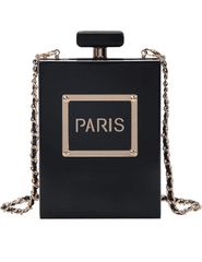 Fleur de Camélia Audrey Parfum Crossbody in Black