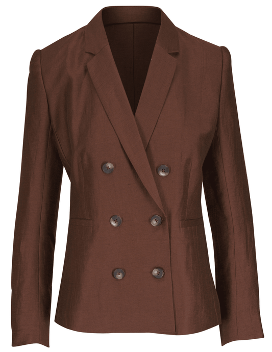 L'AGENCE Colin Double Breasted Blazer