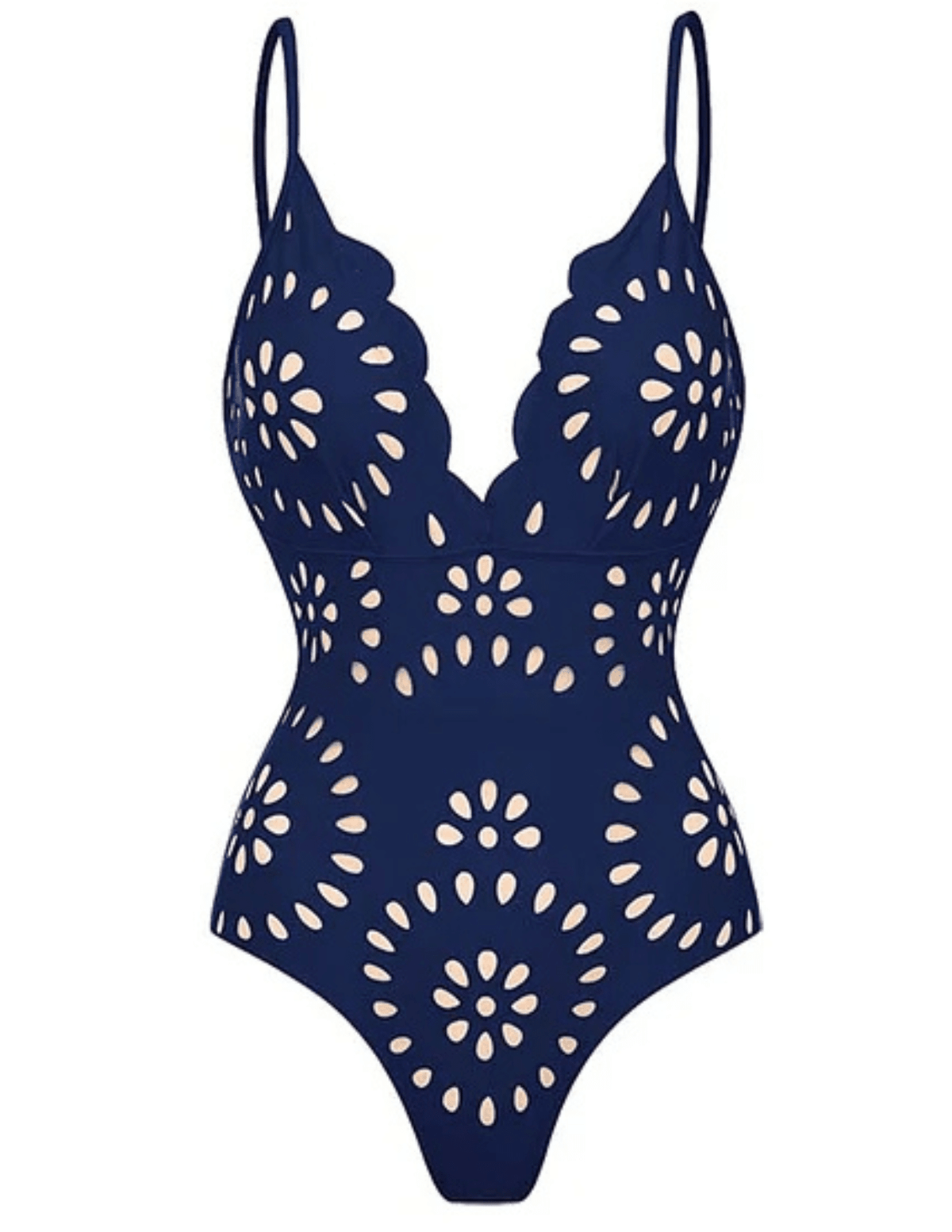 St. Barths La Robe Eden V-Neck One Piece Swimsuit