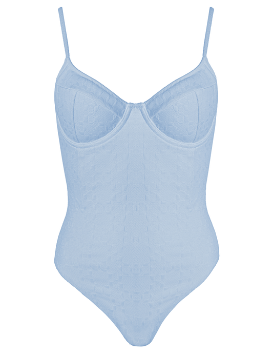 Simkhai Demi Bustier One Piece Swimsuit