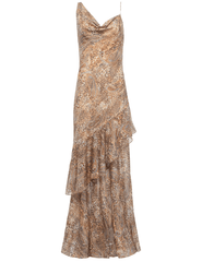 PRE-ORDER-L'AGENCE Viola Cowl Neck Gown