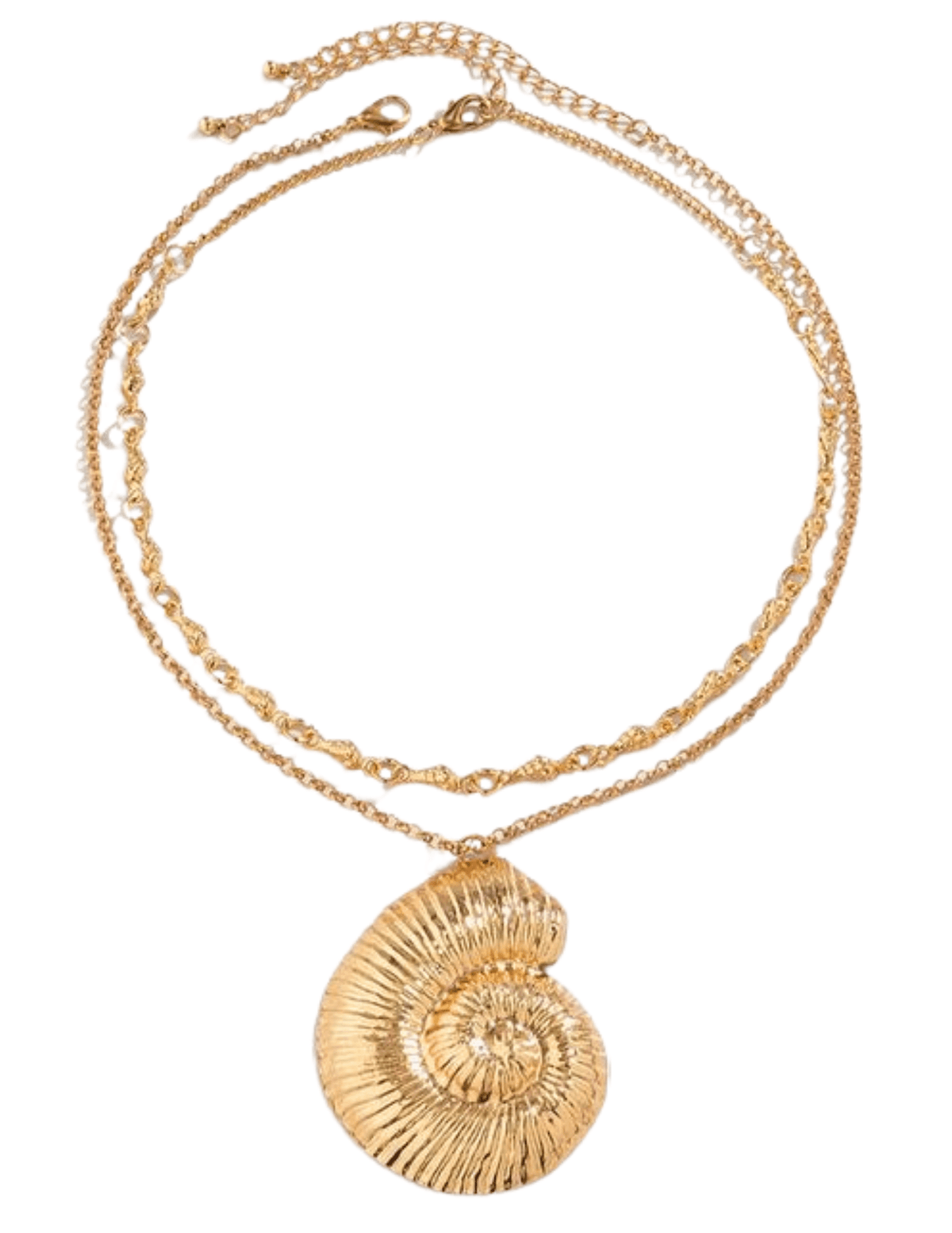 Austin Blaze Statement Seashell Layered Necklace