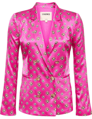 L'AGENCE Colin Double Breasted Blazer