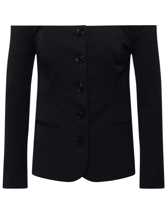 PRE-ORDER-L'Agence Alice Off-Shoulder Blazer