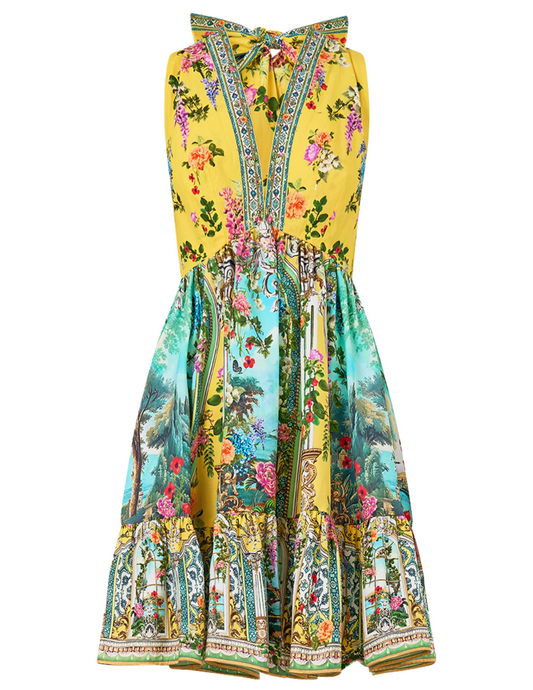 PRE-ORDER-Camilla Ruffle Hem Mini Dress