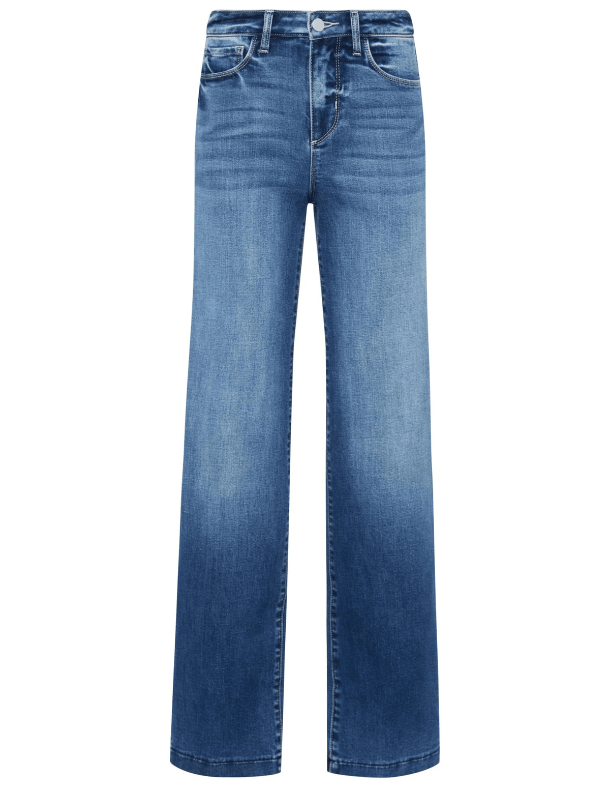 L'AGENCE Scottie High Rise Wide Leg Jeans