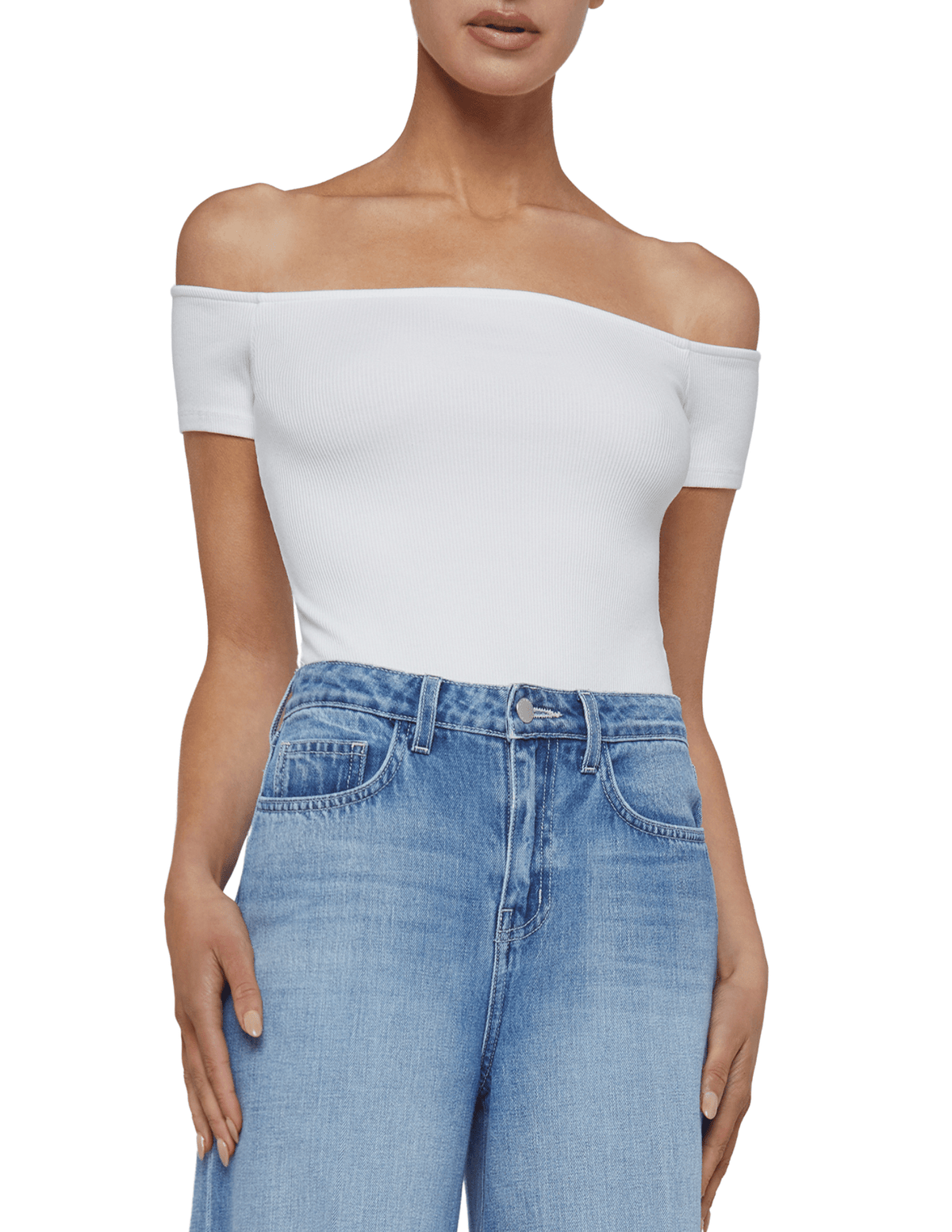 L'Agecne Adana Off Shoulder Bodysuit