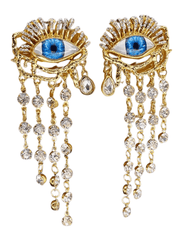 Fleur de Camélia - Fleur de Camélia Surrealist Eye Drop Earrrings - Buy Online