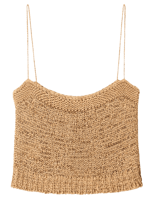 STAUD Haze Knit Cropped Tank