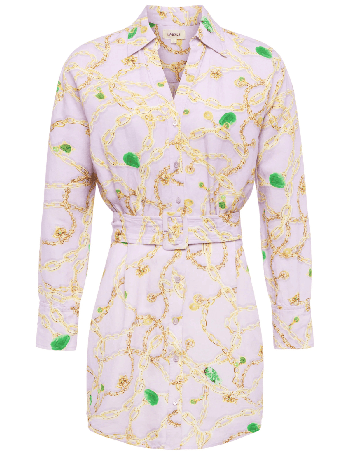 L'Agence Demie Mini Shirt Dress