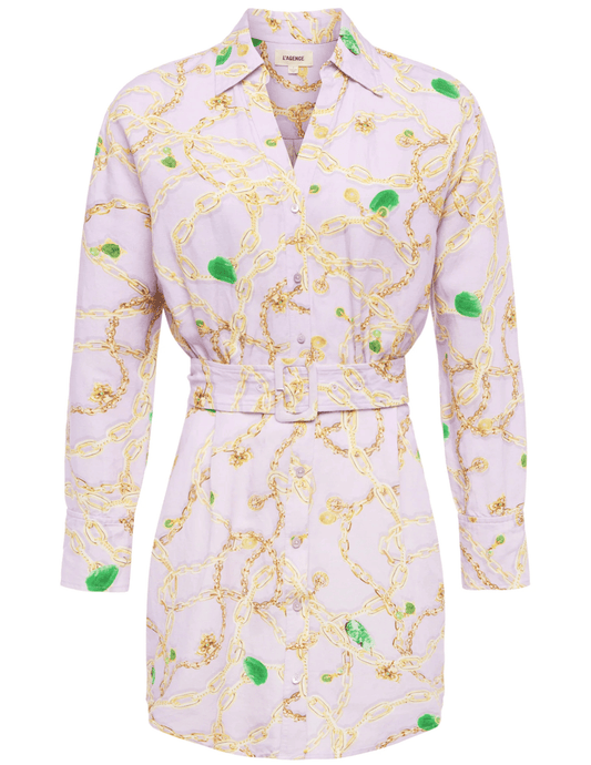 L'Agence Demie Mini Shirt Dress