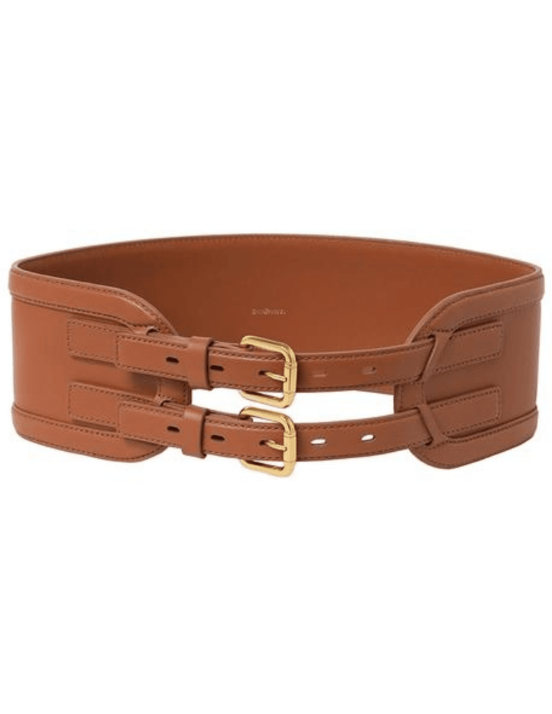 Zimmermann Wide Leather Belt 90