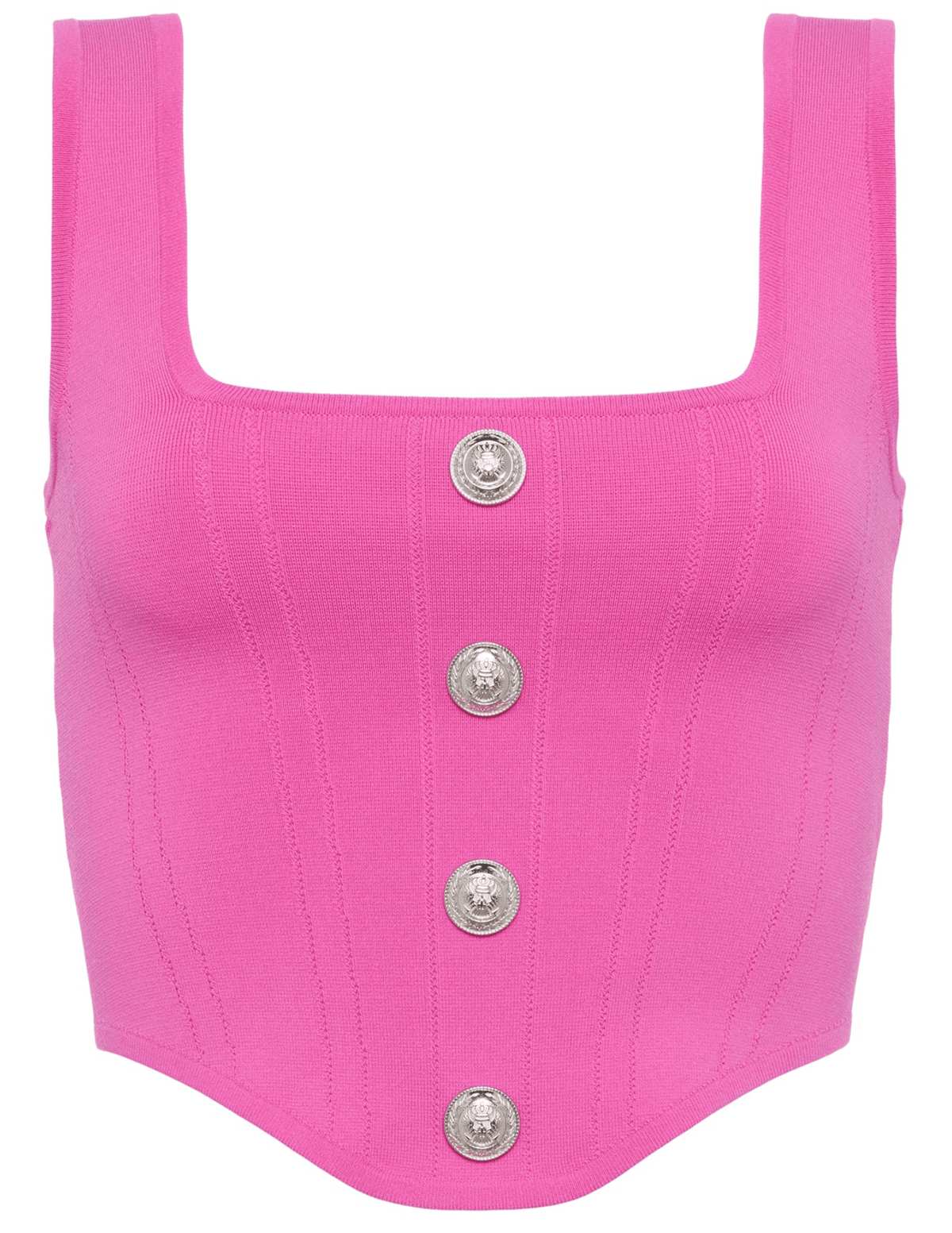 L'Agence Saga Square Neck Bustier Top